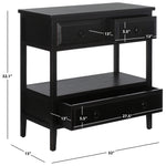 Safavieh Branson 3 Drawer Sideboard , AMH6540 - Black