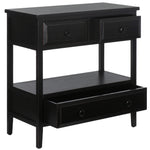 Safavieh Branson 3 Drawer Sideboard , AMH6540 - Black
