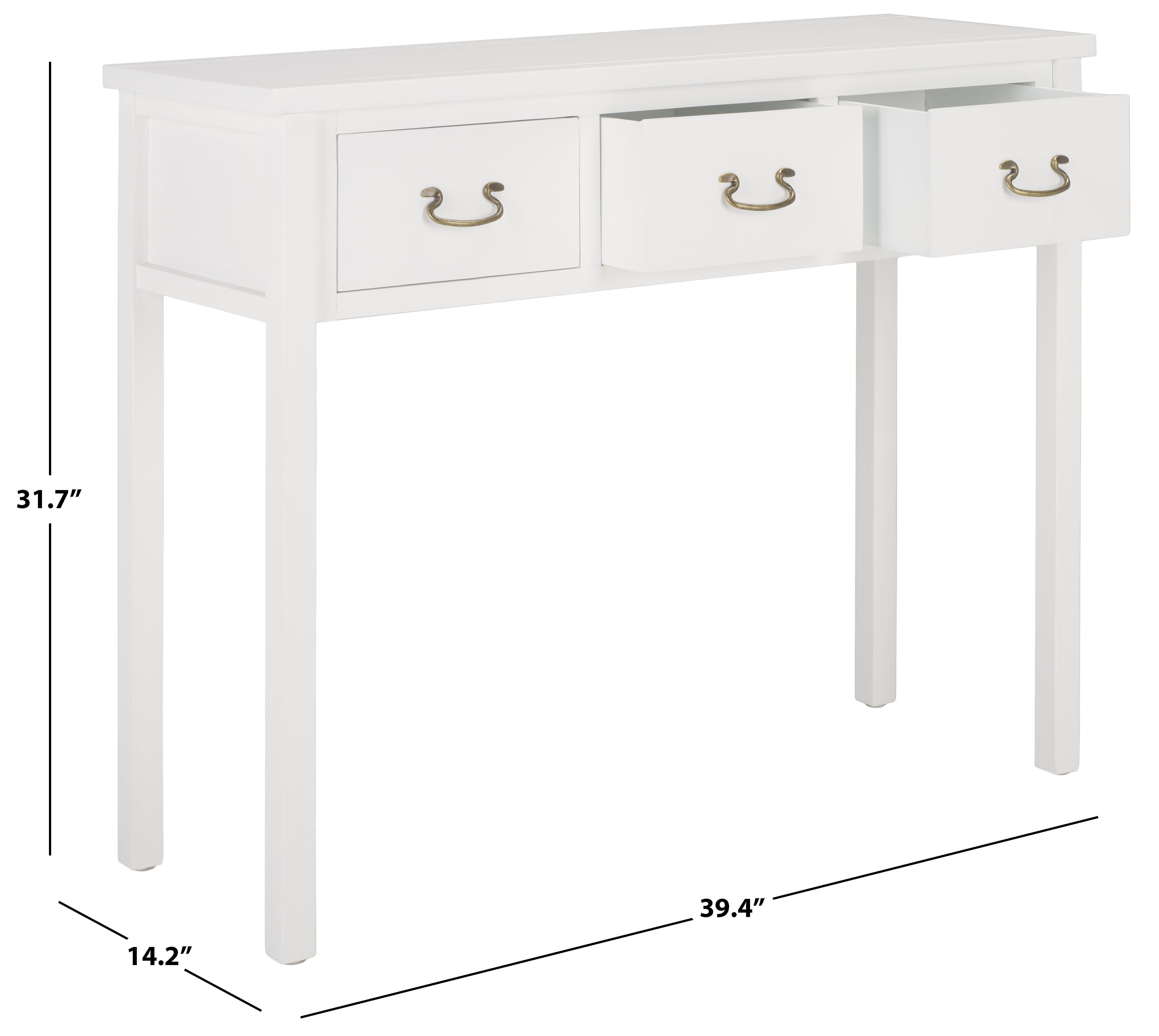 Safavieh Cindy Console With Storage Drawers , AMH6568 - White