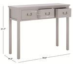 Safavieh Cindy Console With Storage Drawers , AMH6568 - Grey