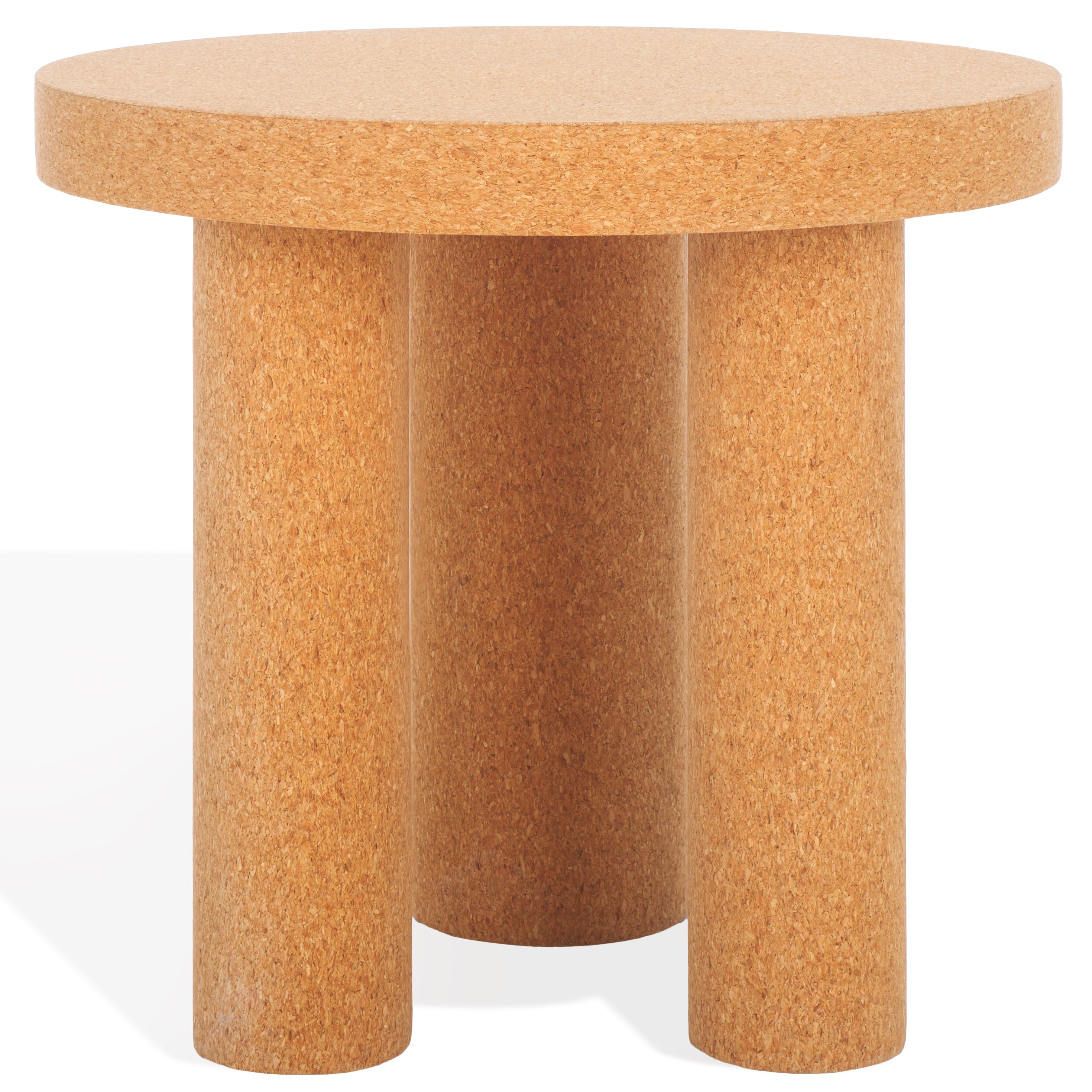 Safavieh Couture Gilligan Cork 3 Leg Accent Table, AMH8355 - Cork