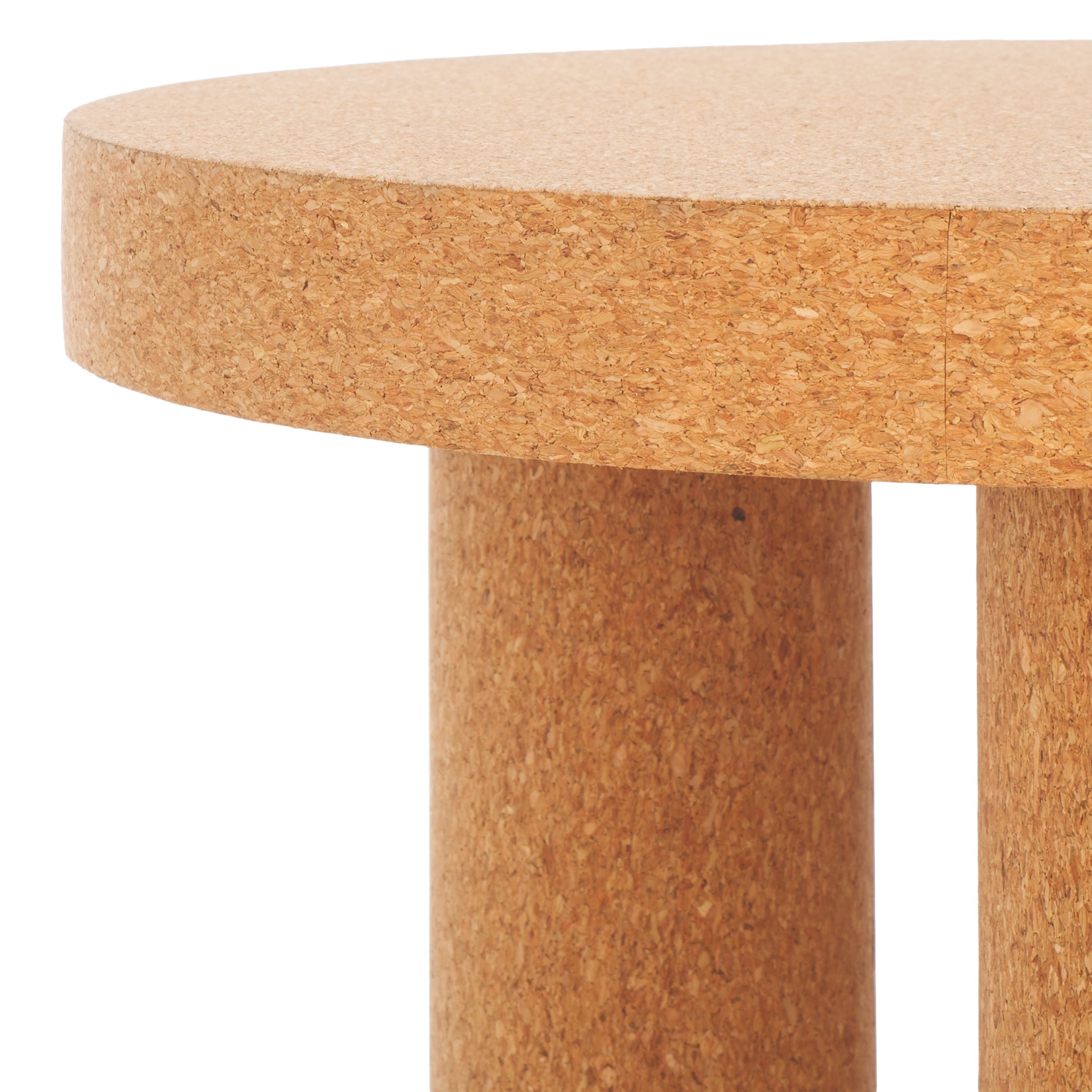 Safavieh Couture Gilligan Cork 3 Leg Accent Table, AMH8355 - Cork