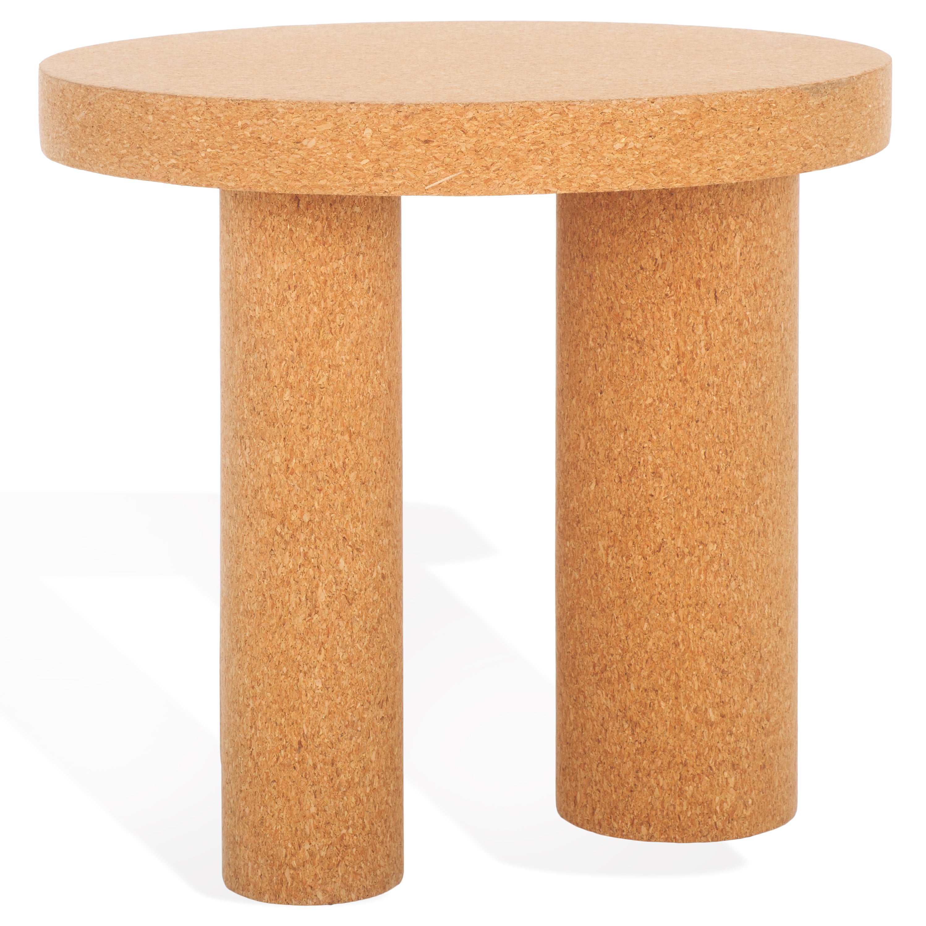 Safavieh Couture Gilligan Cork 3 Leg Accent Table, AMH8355 - Cork