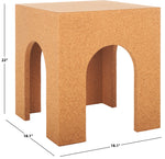 Safavieh Couture Hansel Cork Accent Table, AMH8358 - Cork