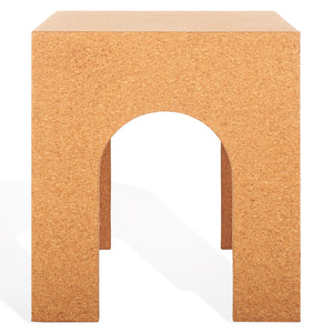 Safavieh Couture Hansel Cork Accent Table, AMH8358