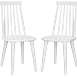 Safavieh Burris 17''H Spindle Side Chair (Set of 2), AMH8511 - White