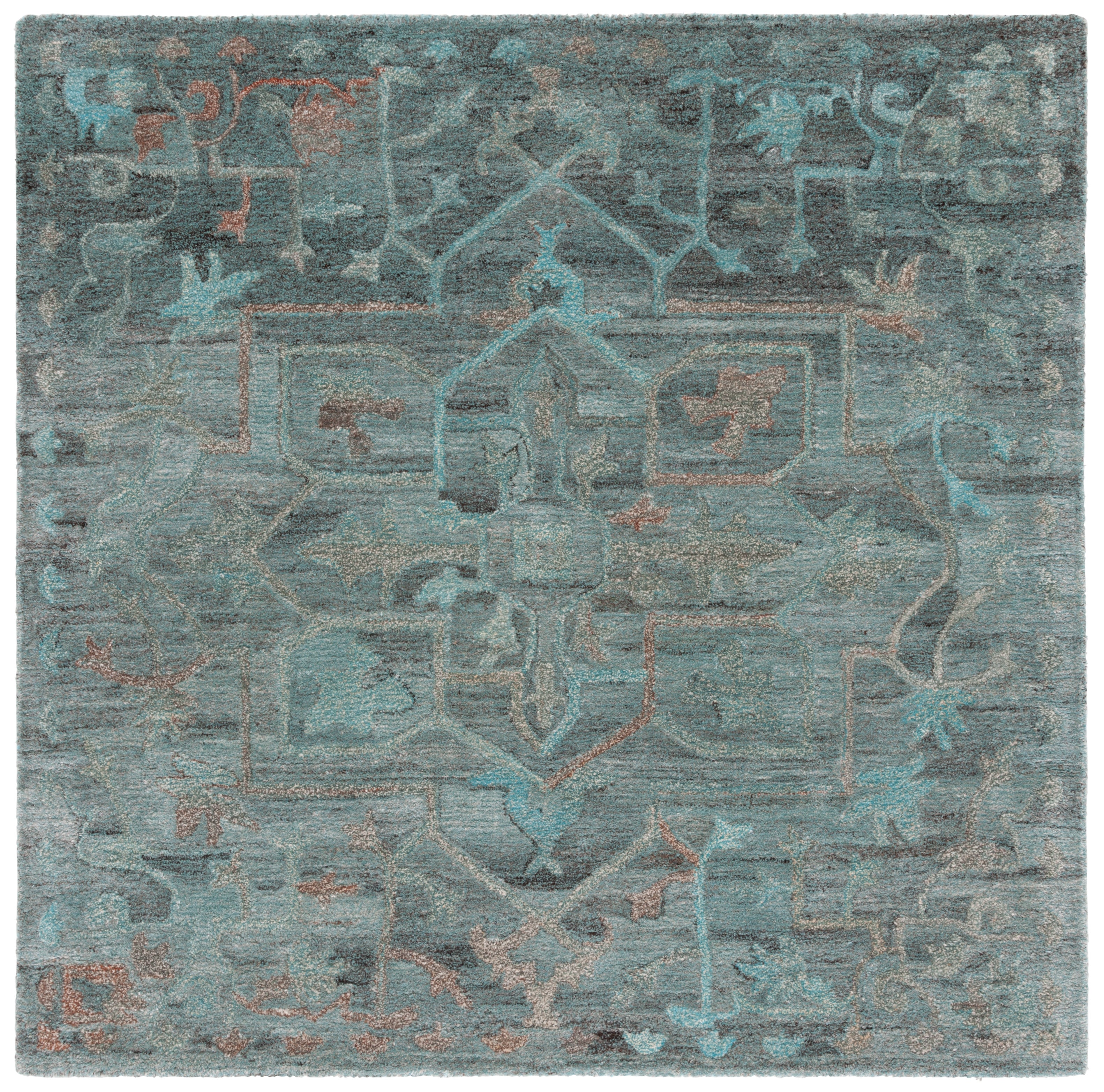 TEAL / BROWN