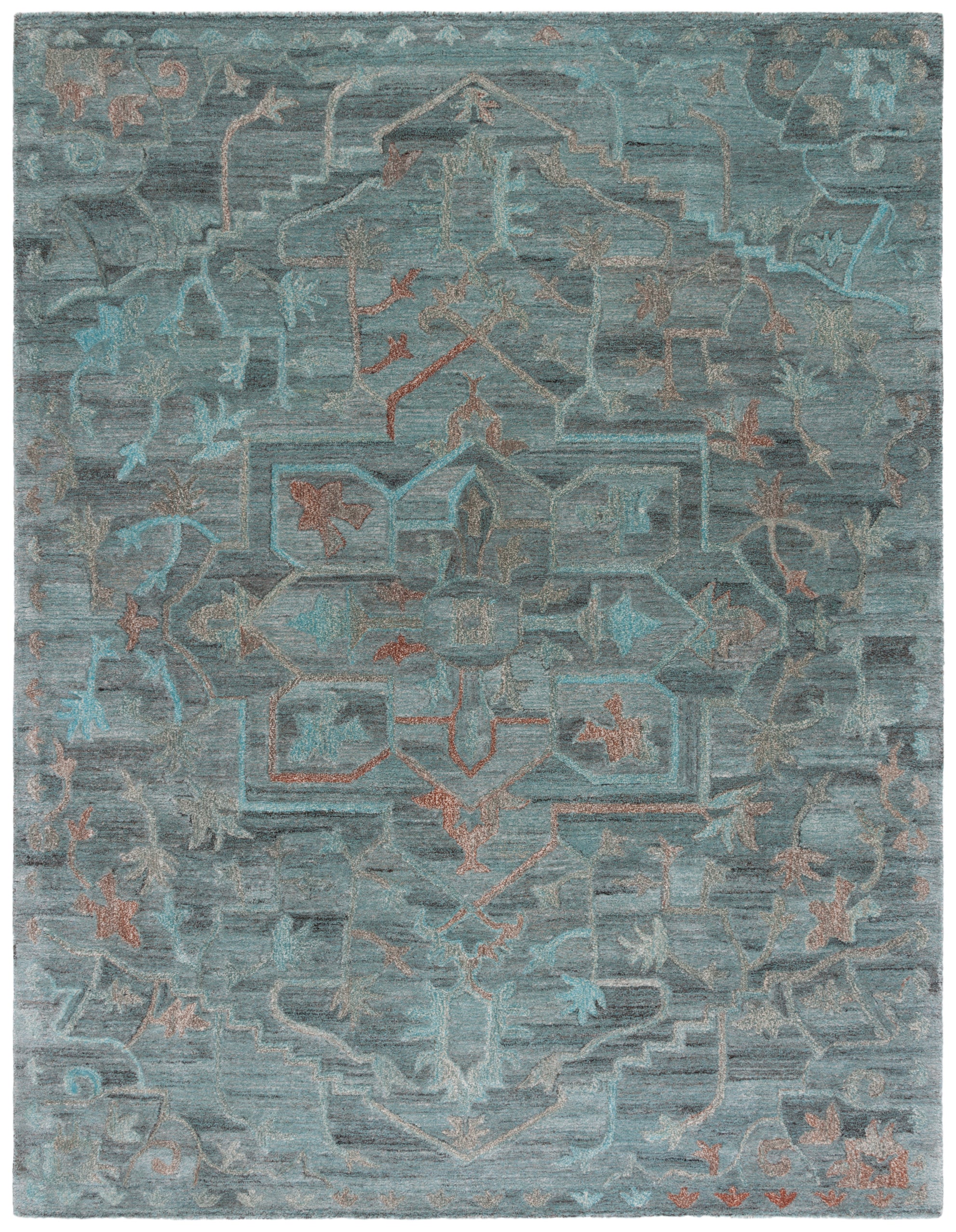TEAL / BROWN