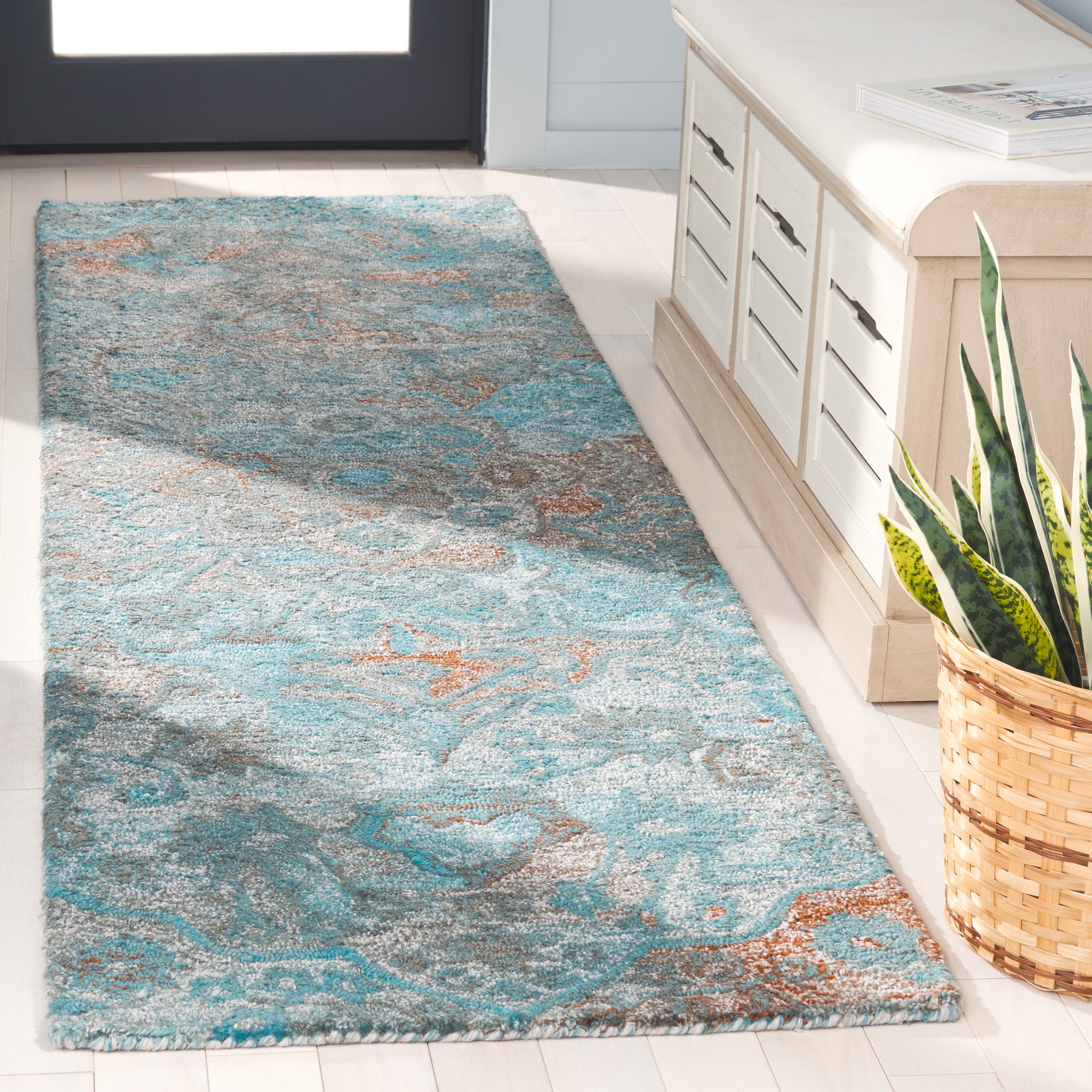 TURQUOISE / BROWN