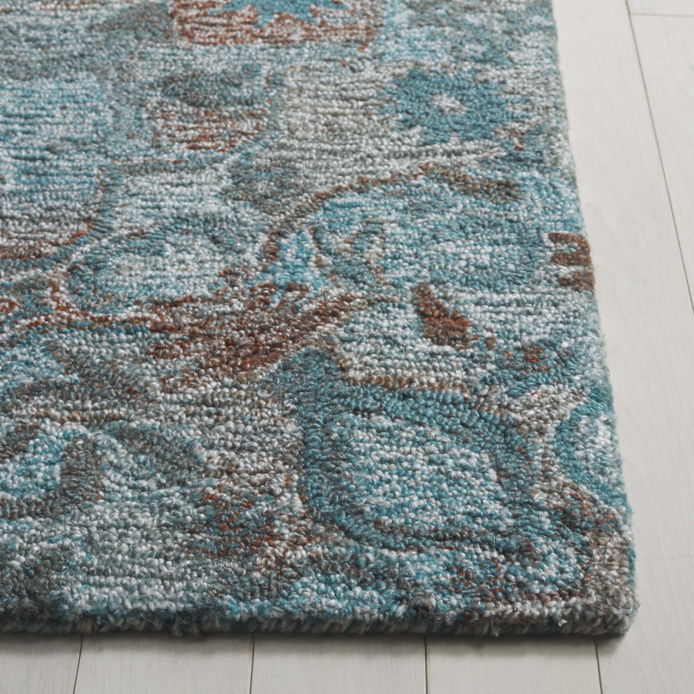 TURQUOISE / BROWN