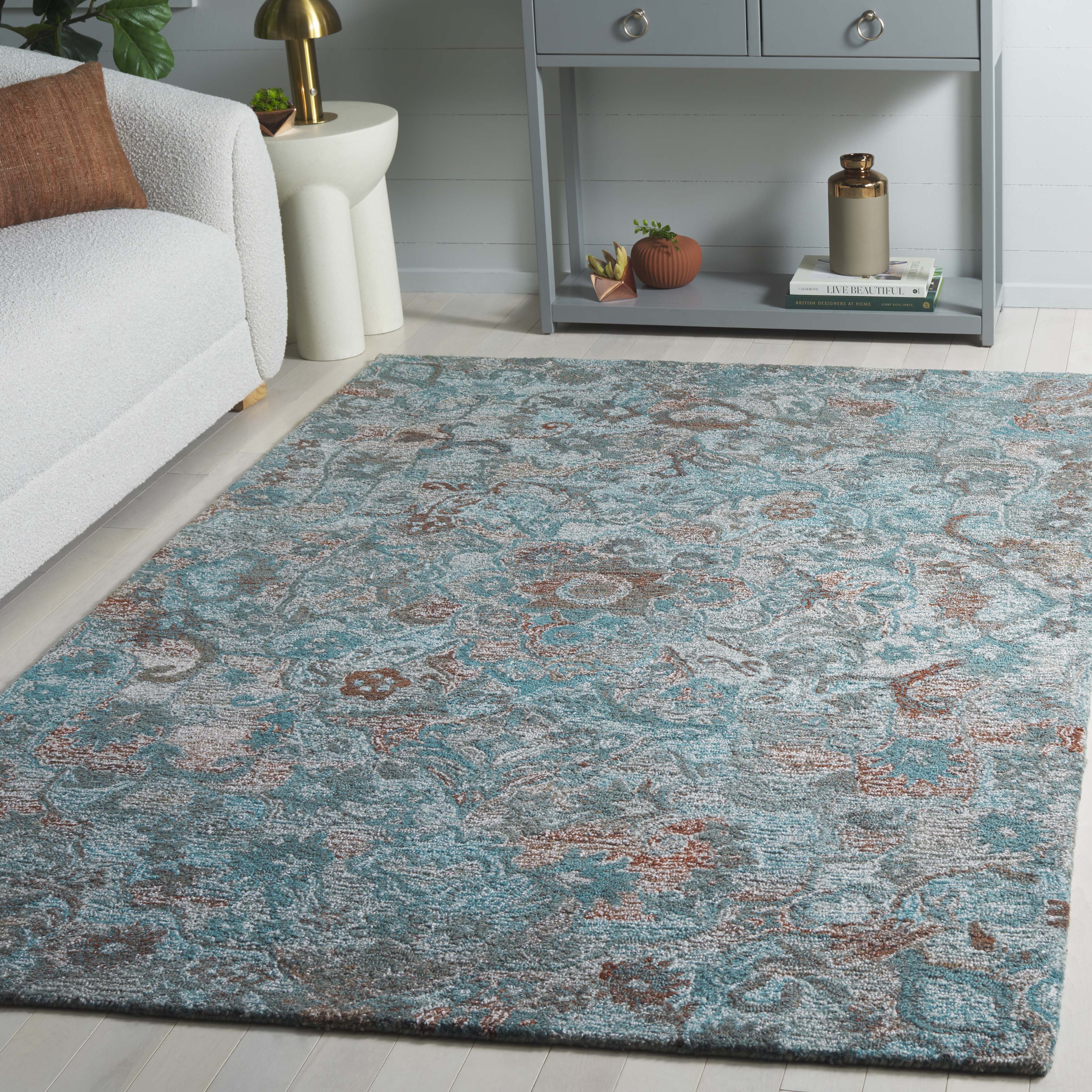 TURQUOISE / BROWN
