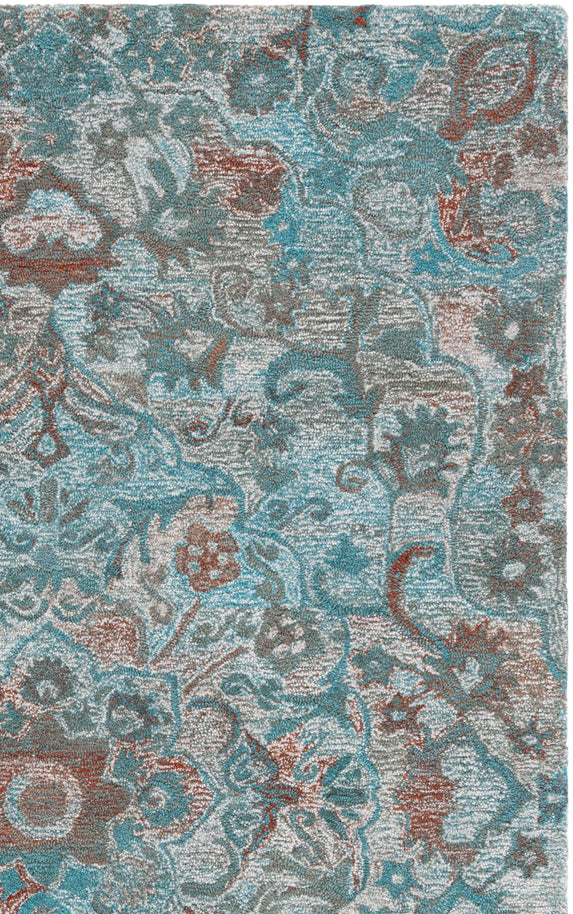 TURQUOISE / BROWN