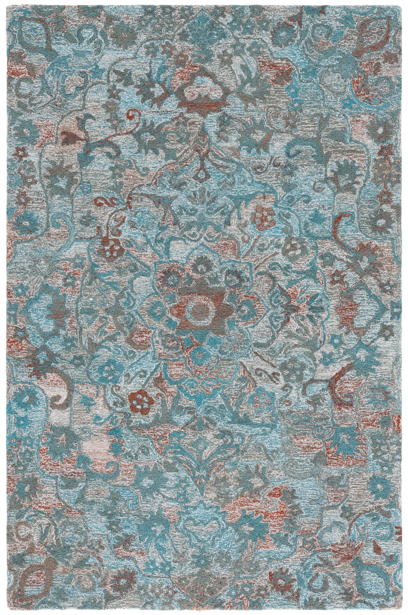 TURQUOISE / BROWN