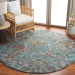 TURQUOISE / BROWN