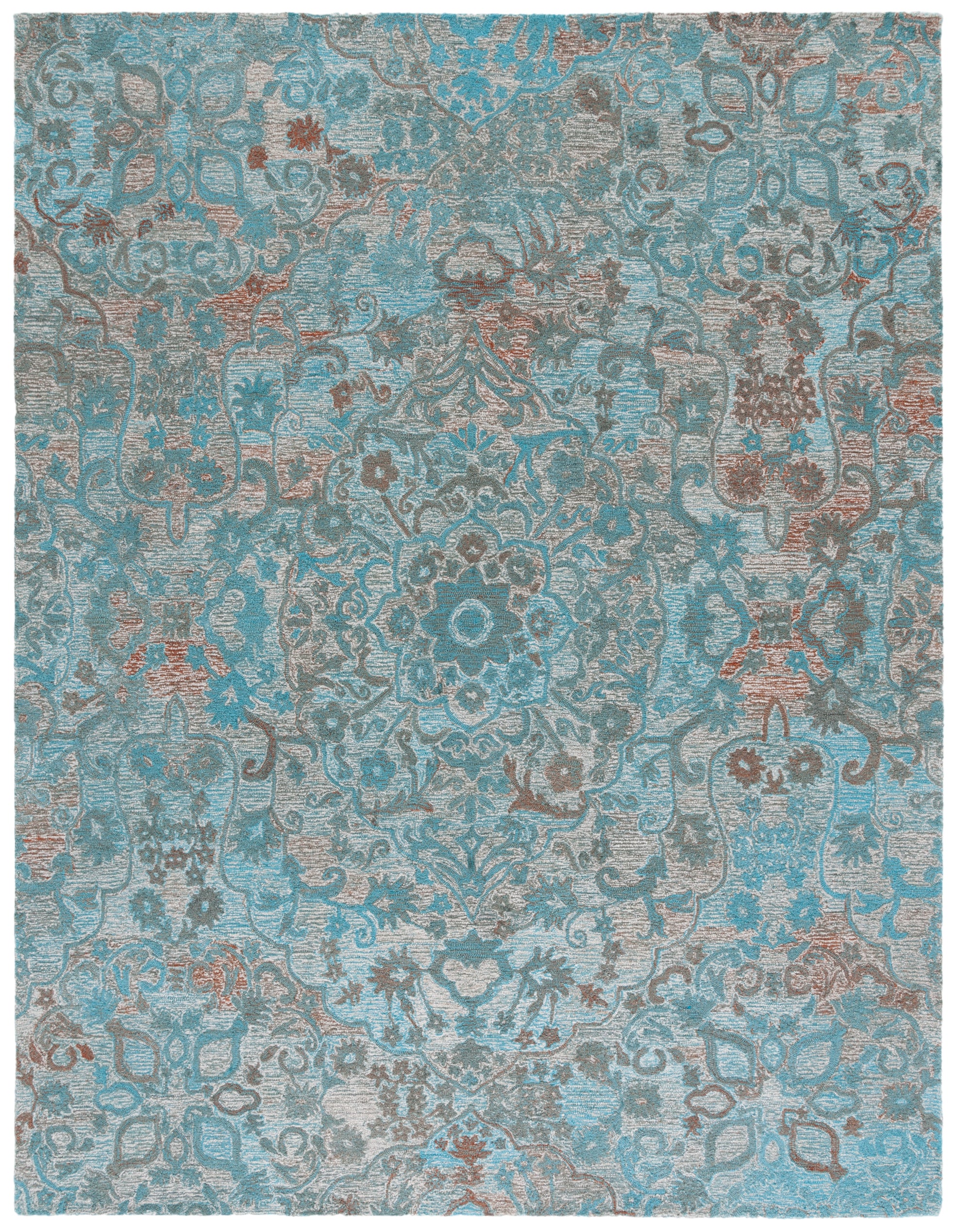 TURQUOISE / BROWN