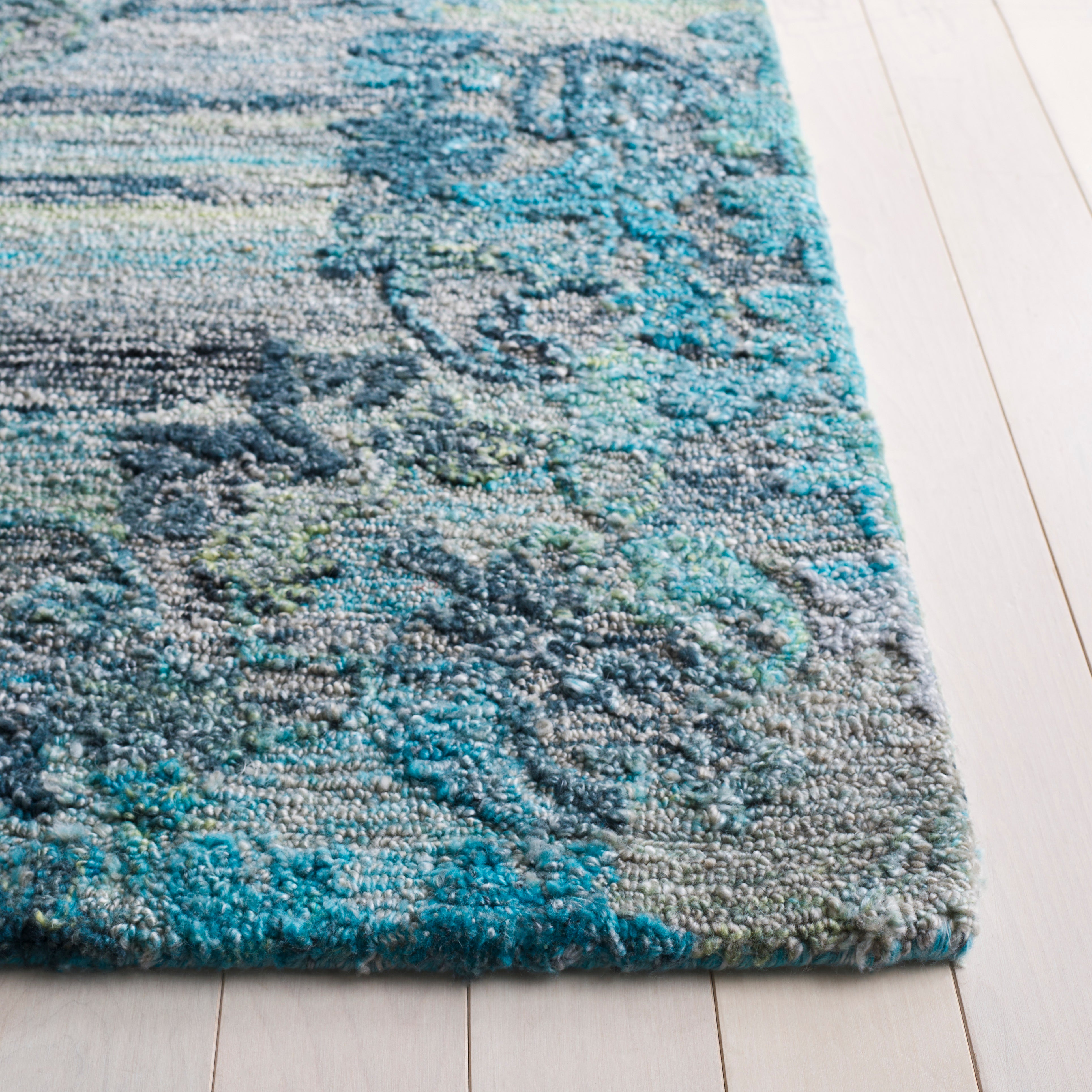 GREY / TURQUOISE