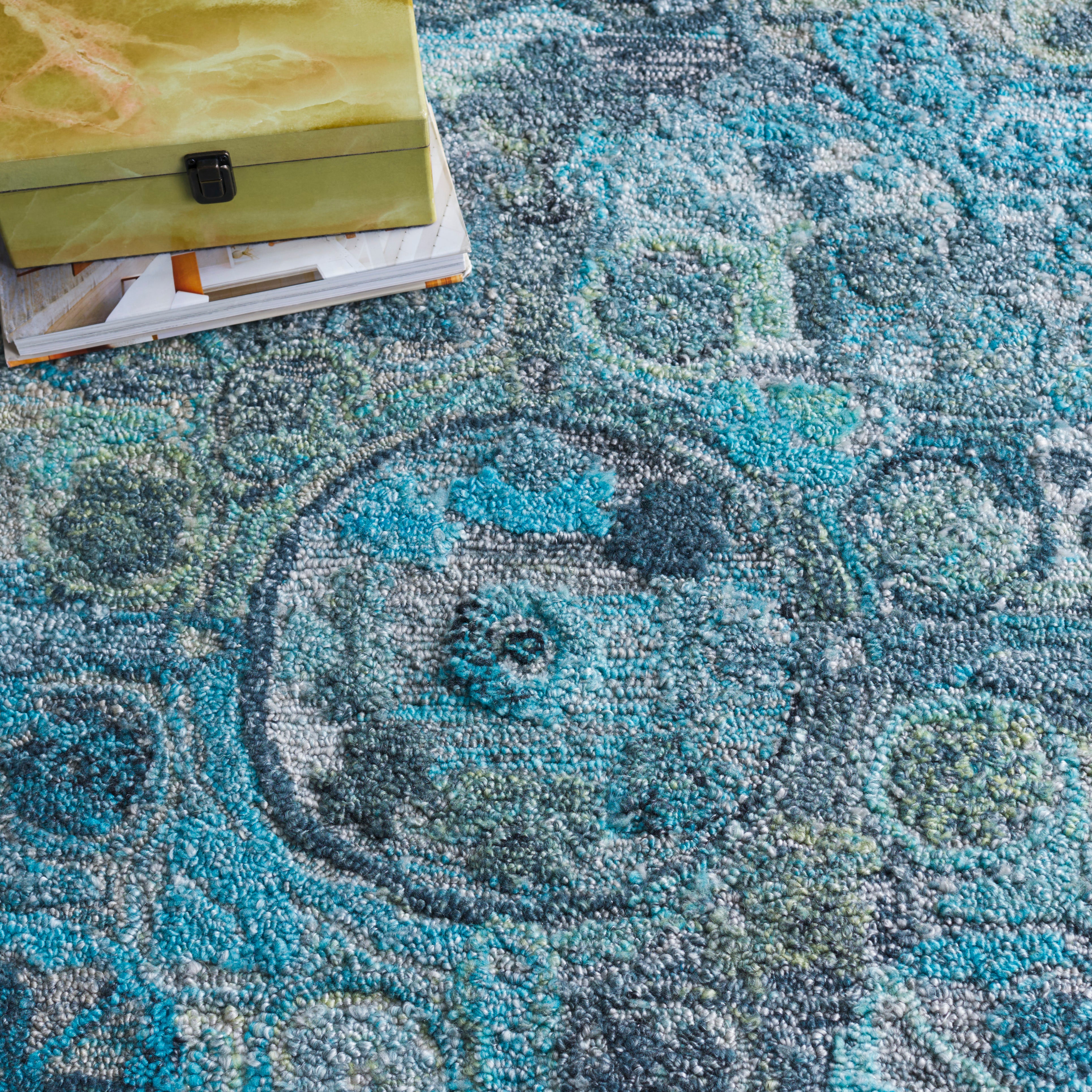 GREY / TURQUOISE