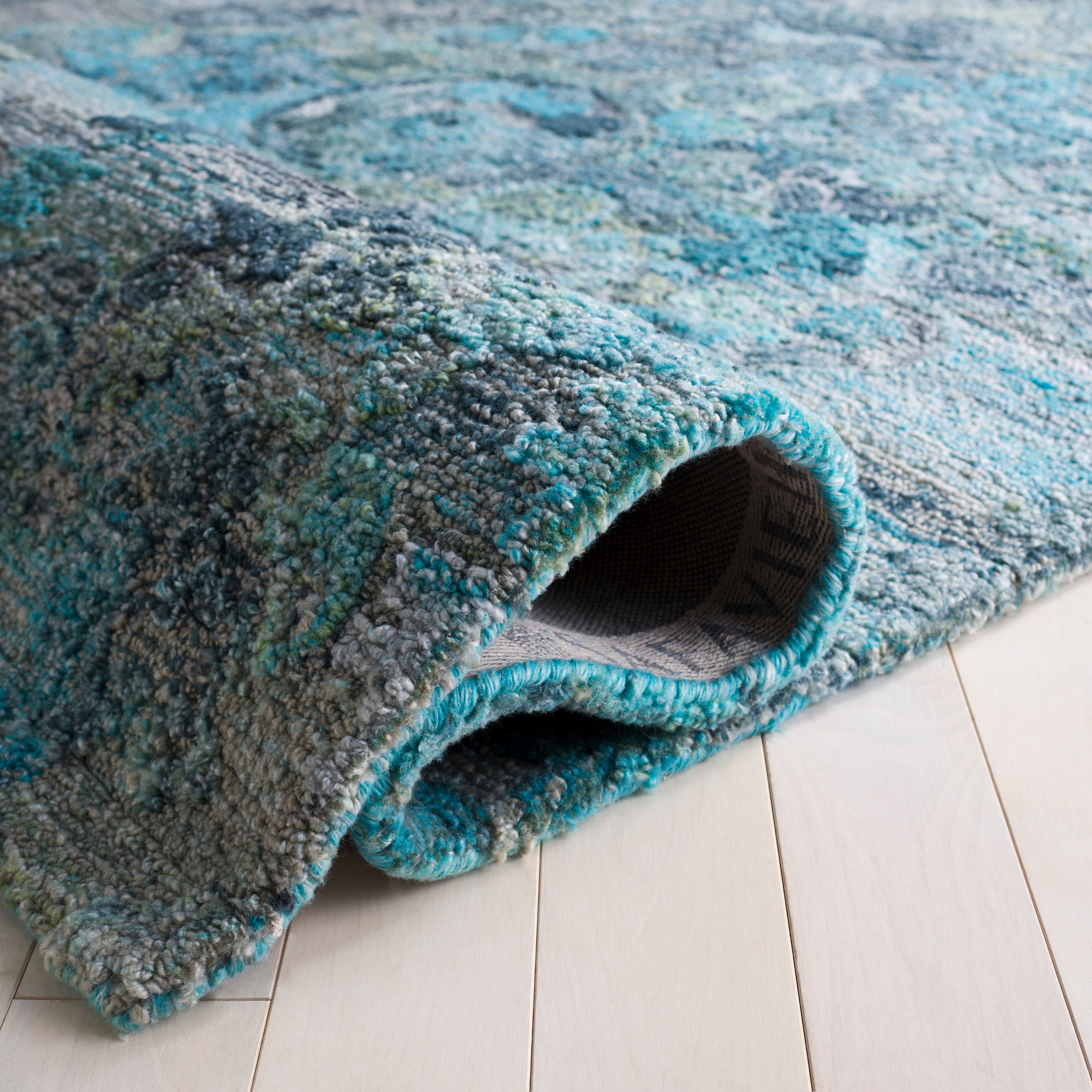 GREY / TURQUOISE
