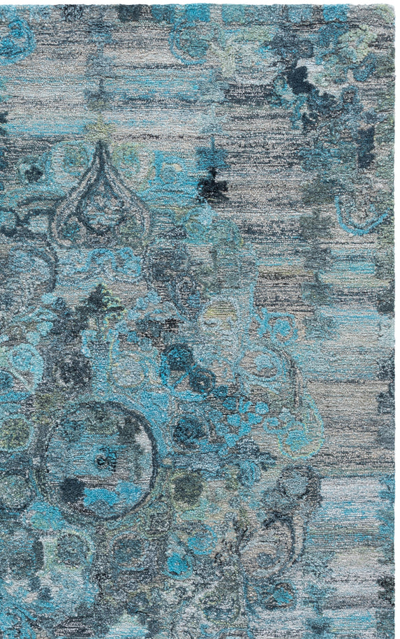 GREY / TURQUOISE