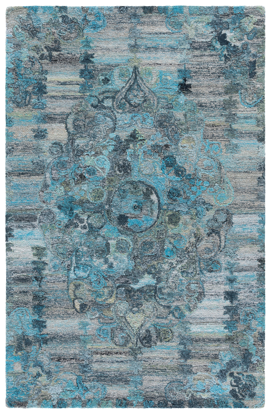 GREY / TURQUOISE