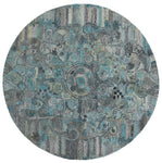 GREY / TURQUOISE