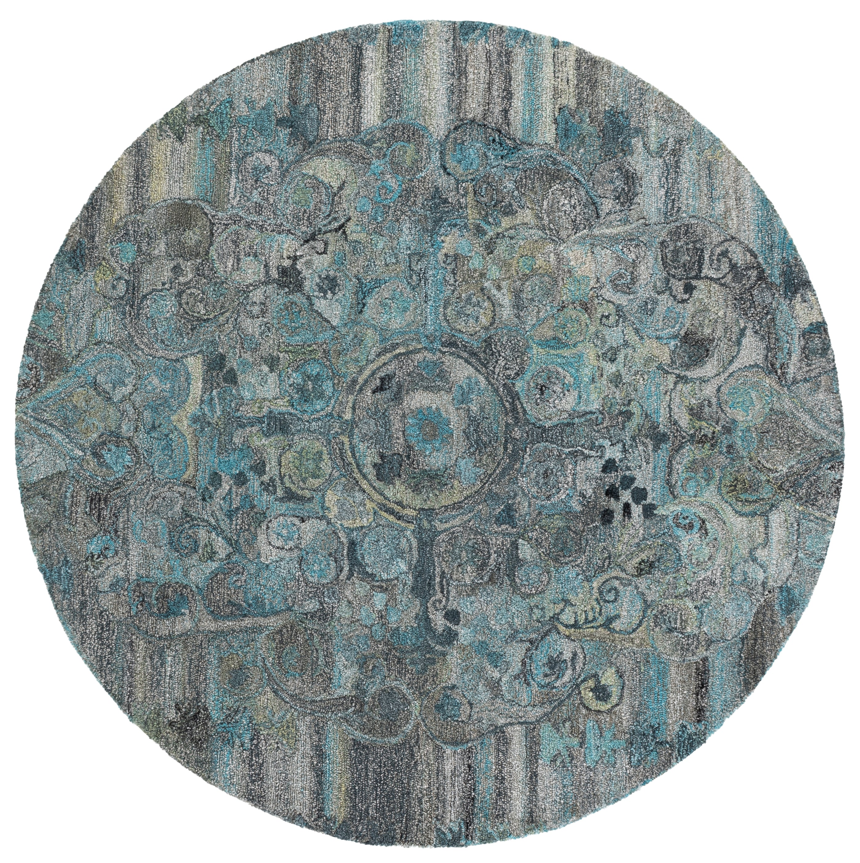 GREY / TURQUOISE
