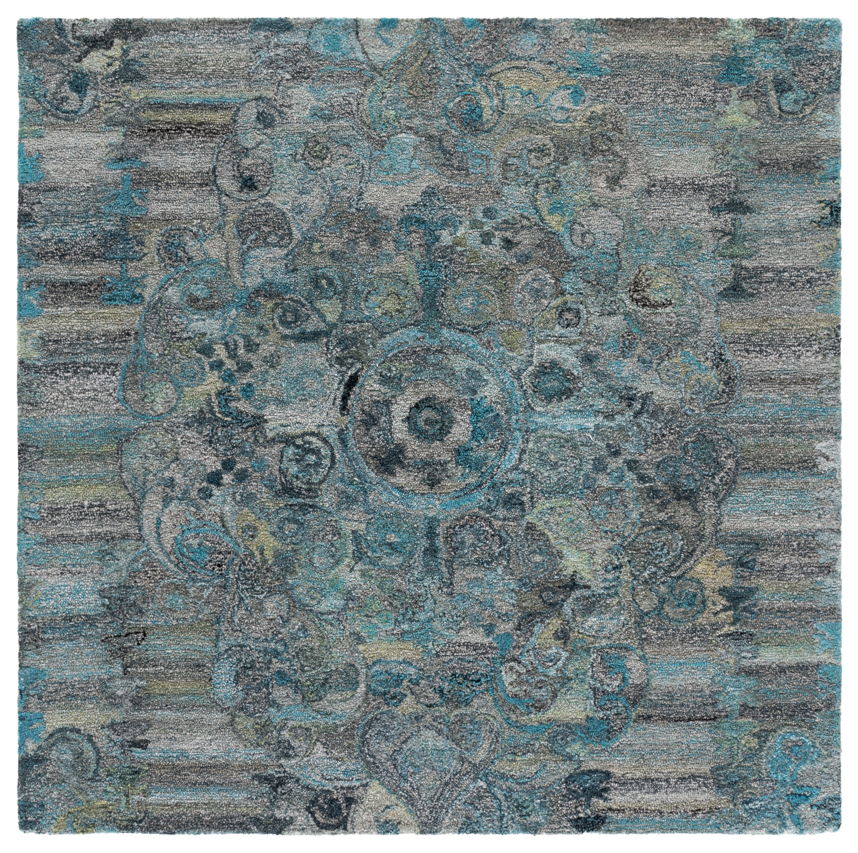 GREY / TURQUOISE