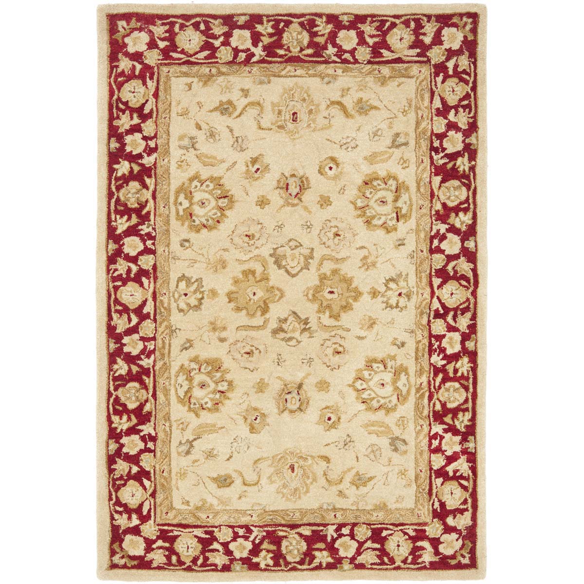 Ivory / Red - Ivory / Red