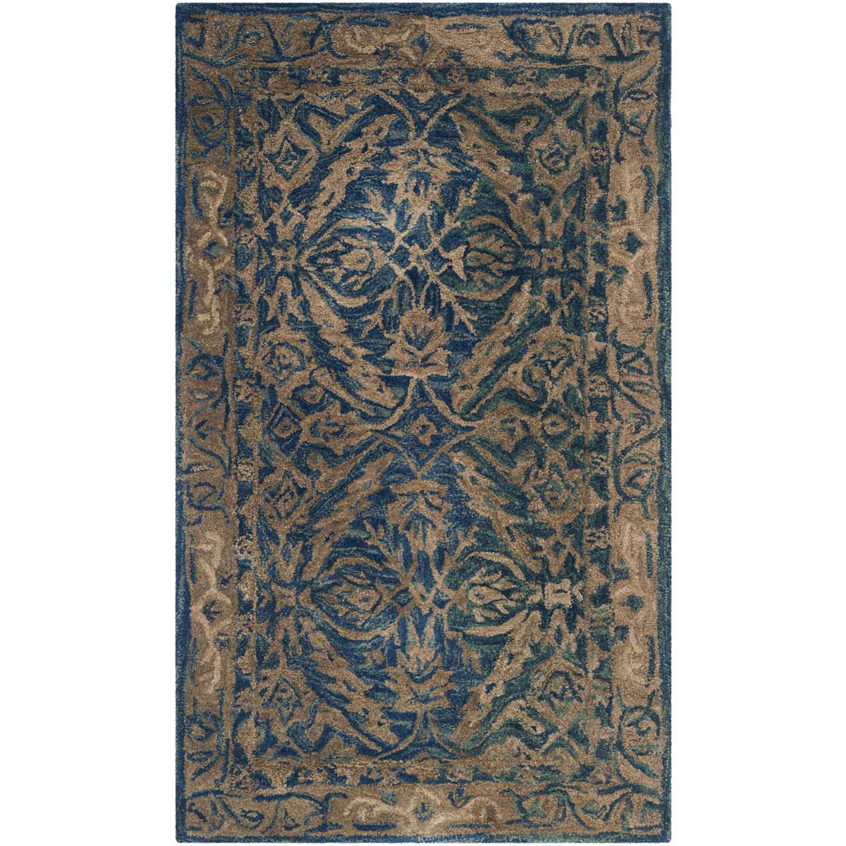 Safavieh Anatolia 83A Rug, AN583A - Navy / Ivory