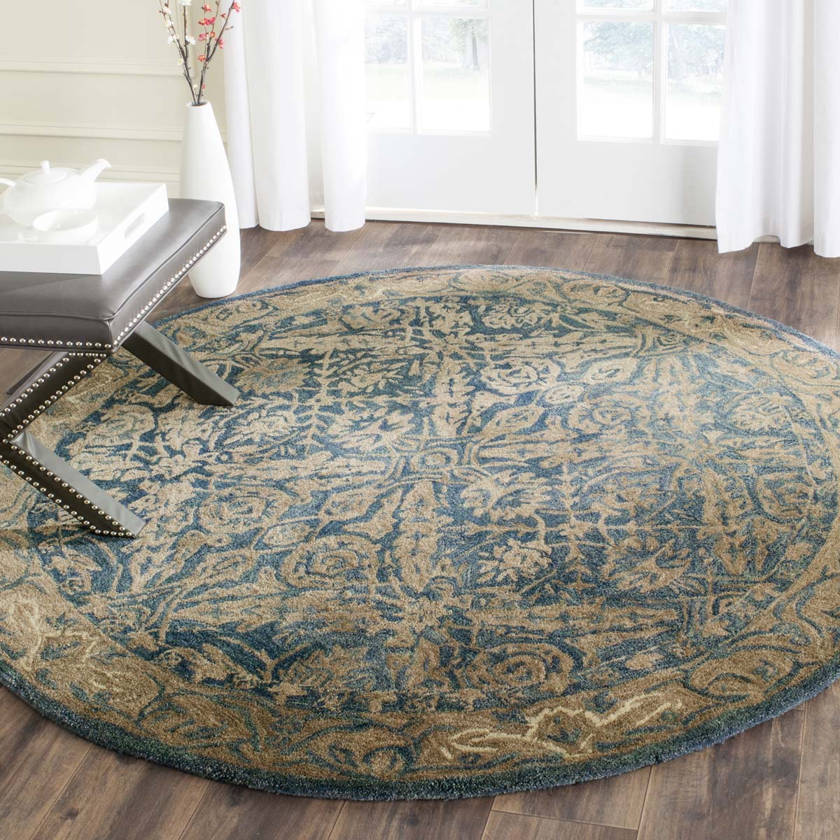 Safavieh Anatolia 83A Rug, AN583A - Navy / Ivory