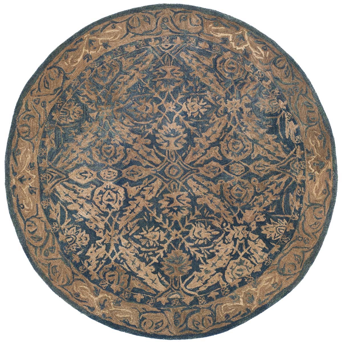 Safavieh Anatolia 83A Rug, AN583A - Navy / Ivory