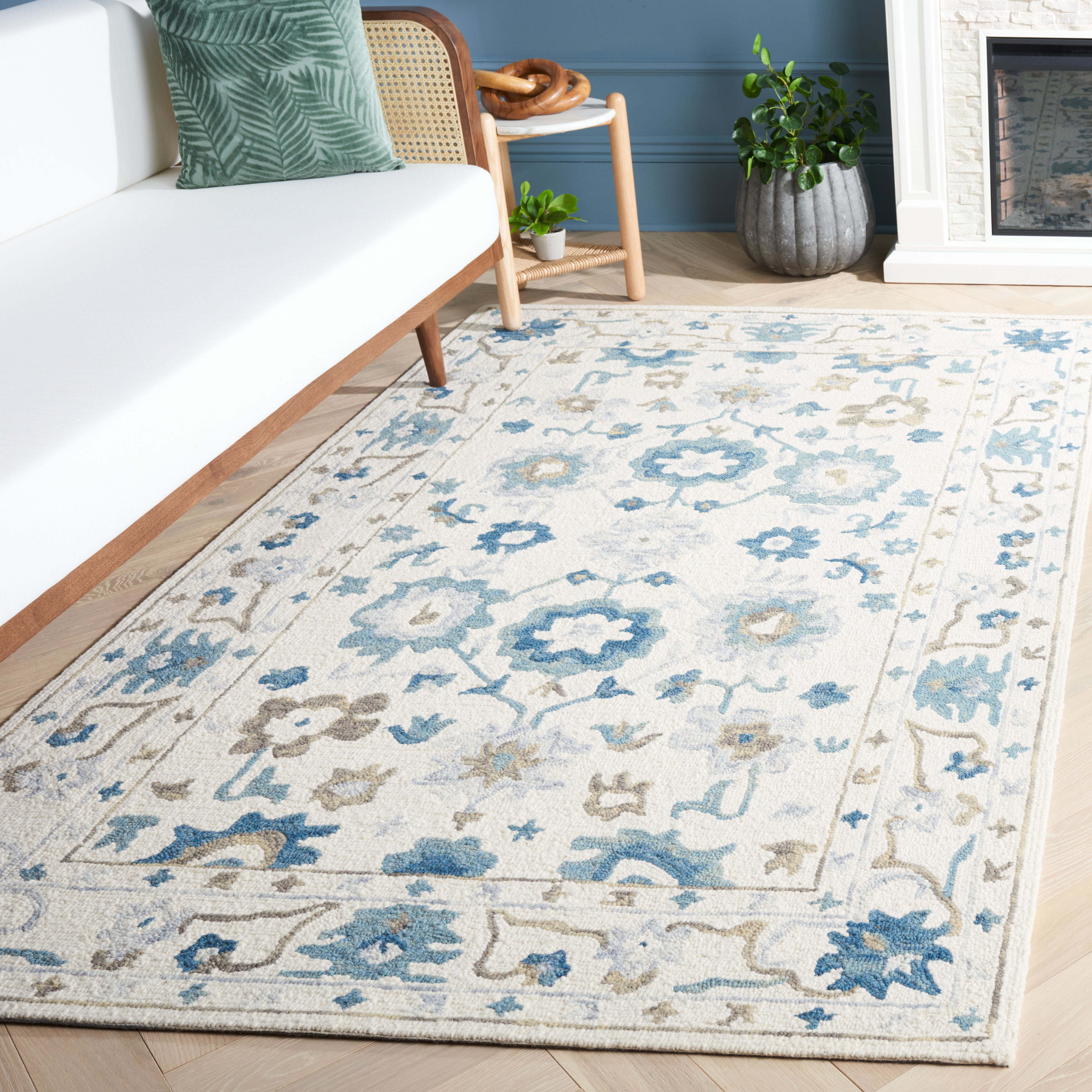 IVORY / BLUE
