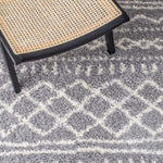 Safavieh Arizona Shag 741 Rug, Grey, ASG741 - Grey / Ivory