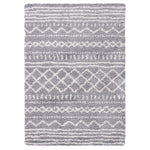 Safavieh Arizona Shag 741 Rug, Grey, ASG741 - Grey / Ivory