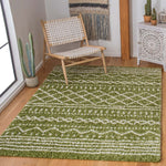 Safavieh Arizona Shag 741 Rug, Green, ASG741 - Green / Ivory