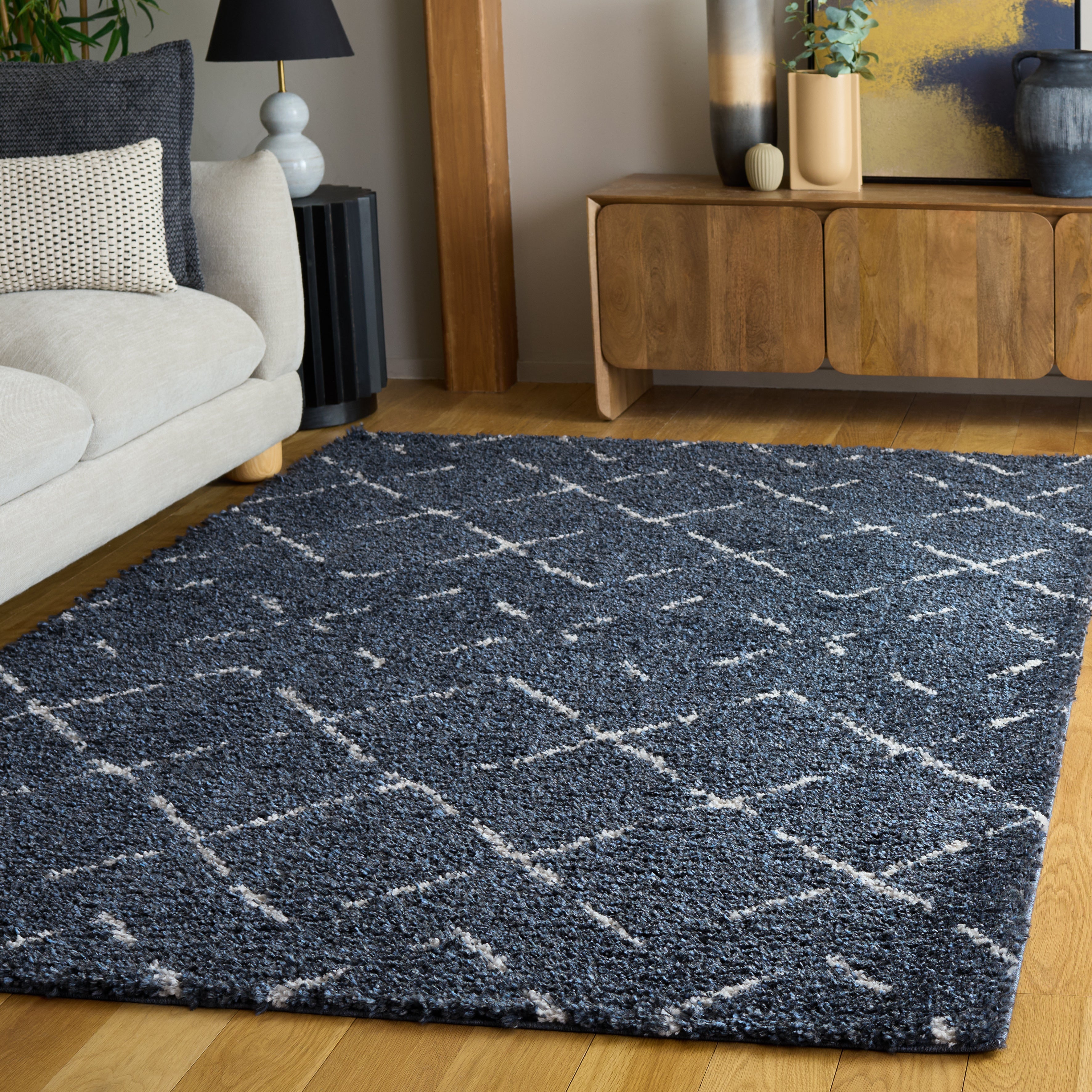 SLATE BLUE / IVORY
