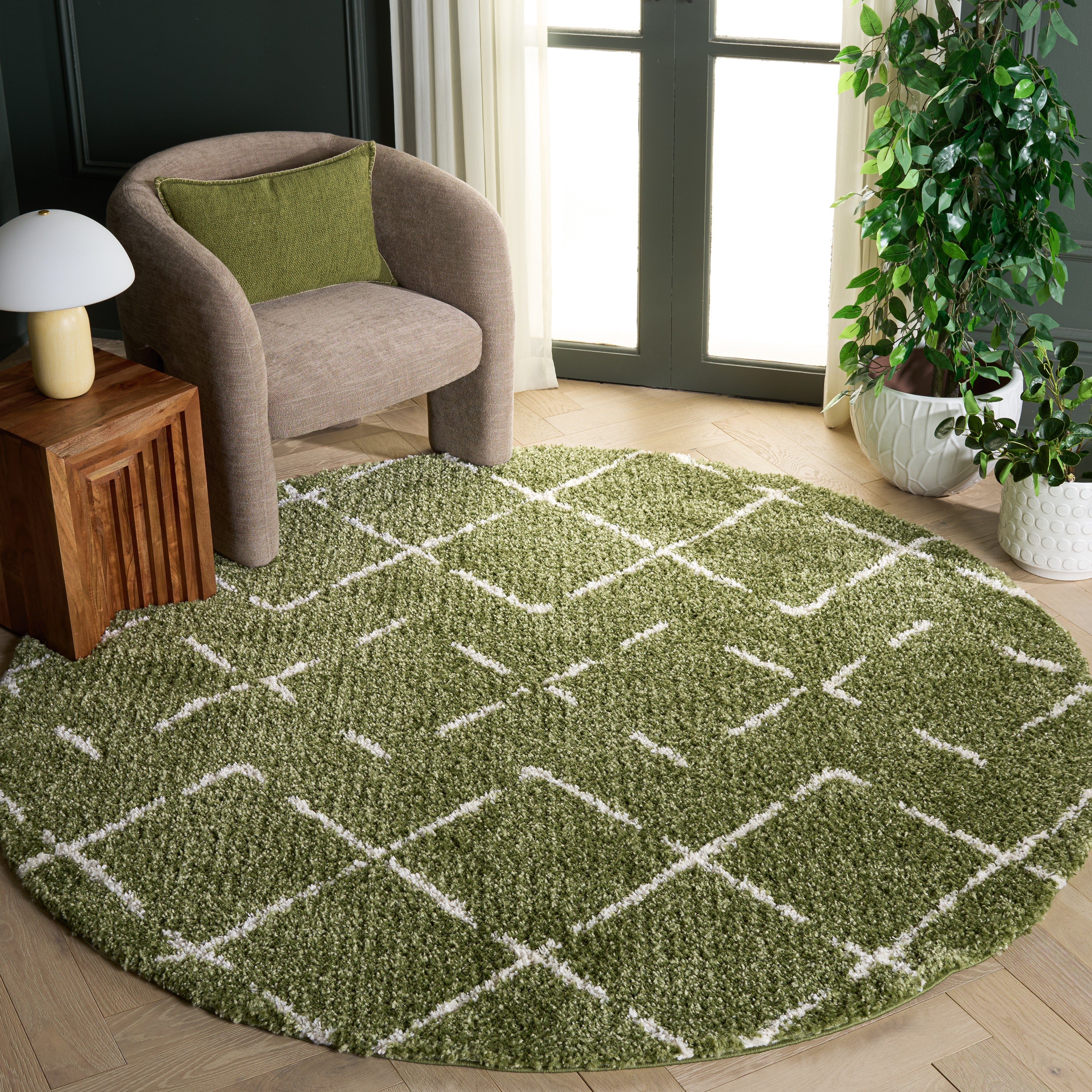 GREEN / IVORY