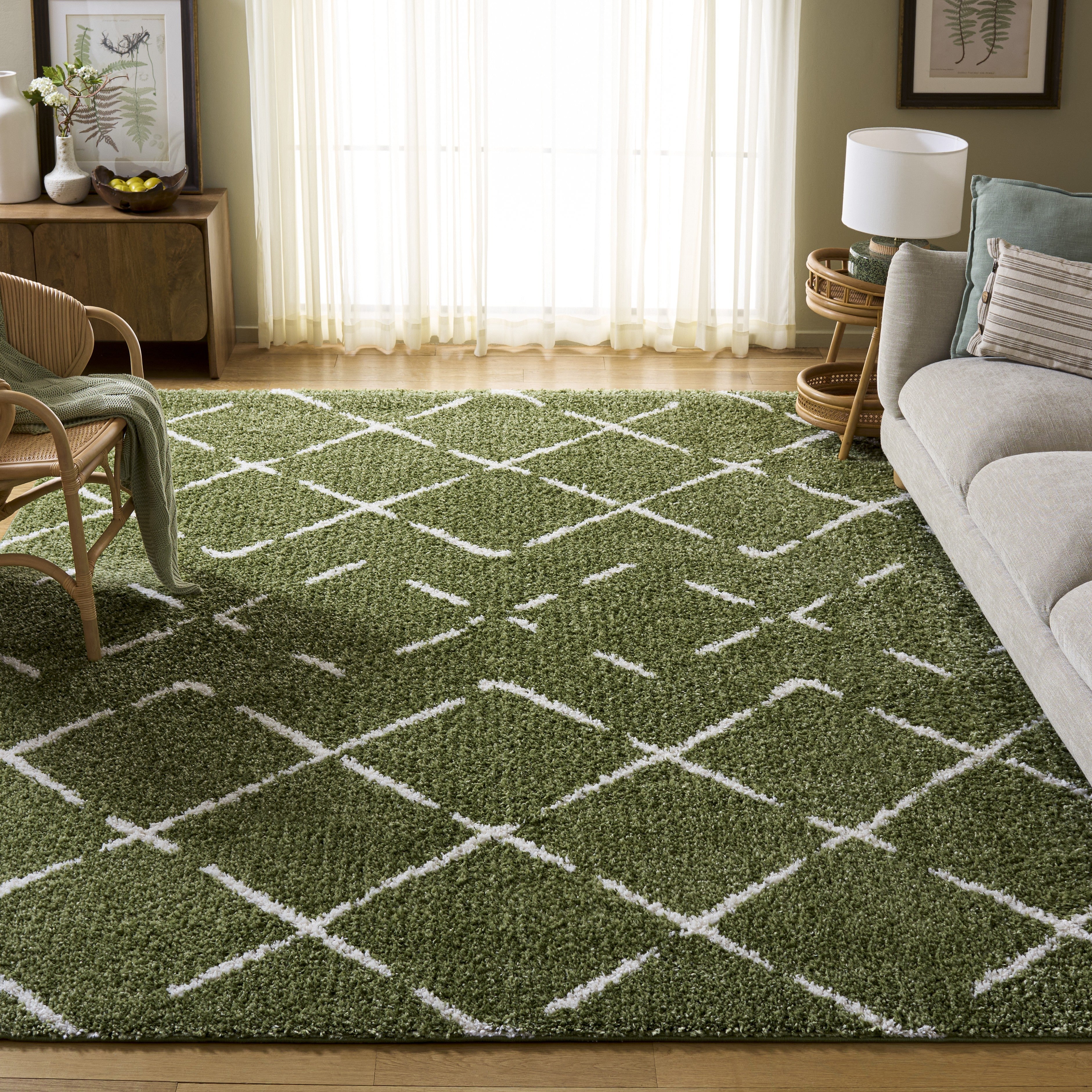 GREEN / IVORY
