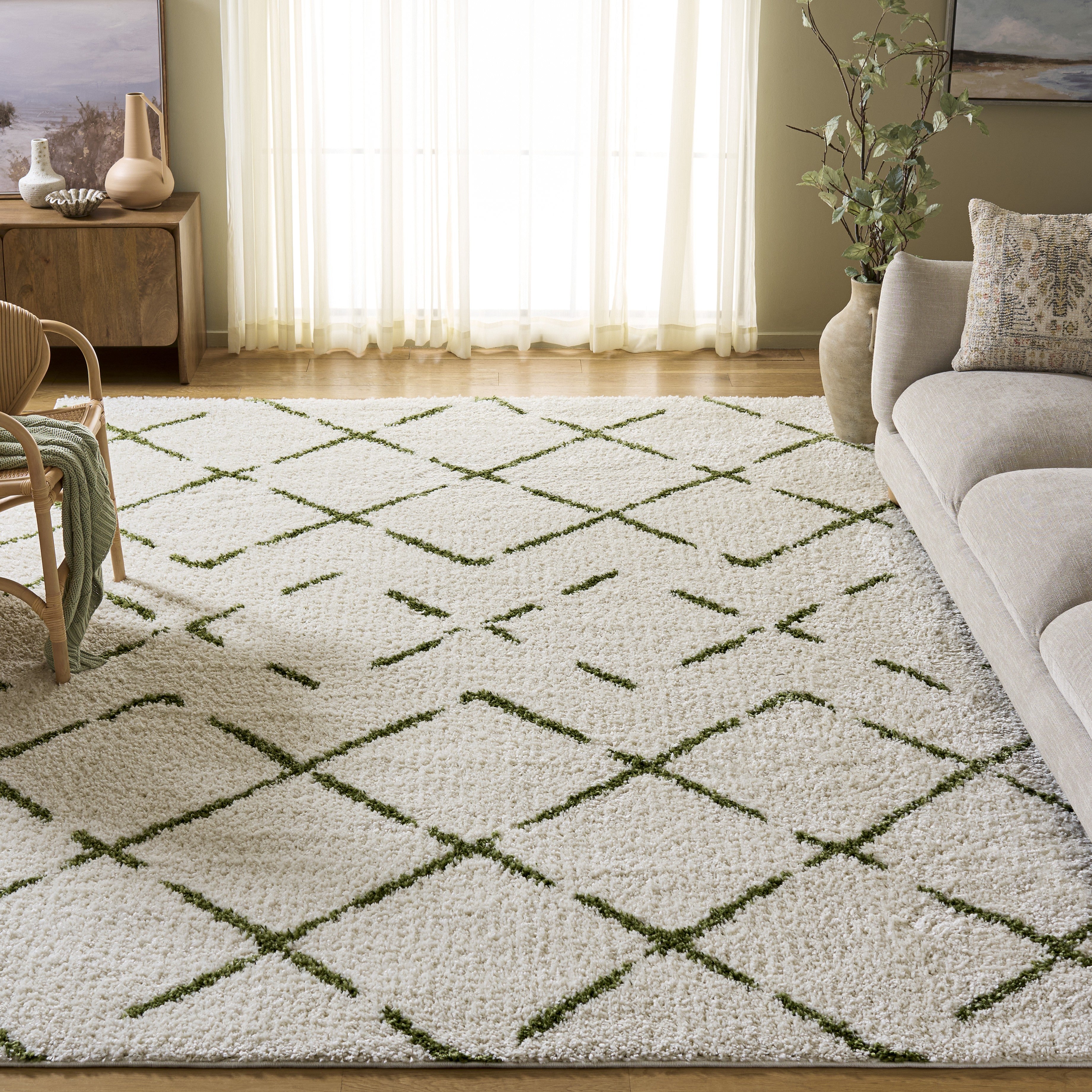 IVORY / GREEN