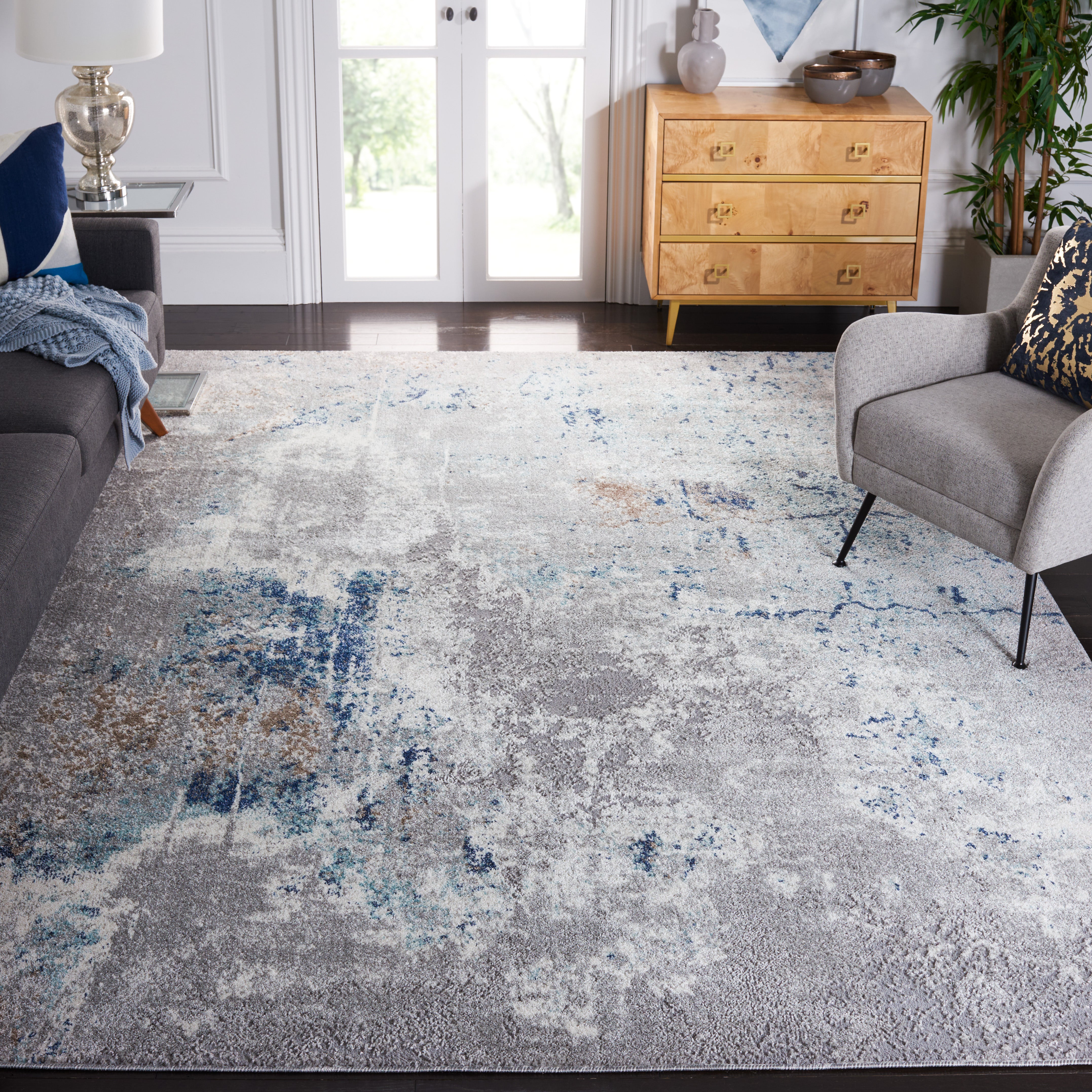 ASTON 708 – GREY / BLUE