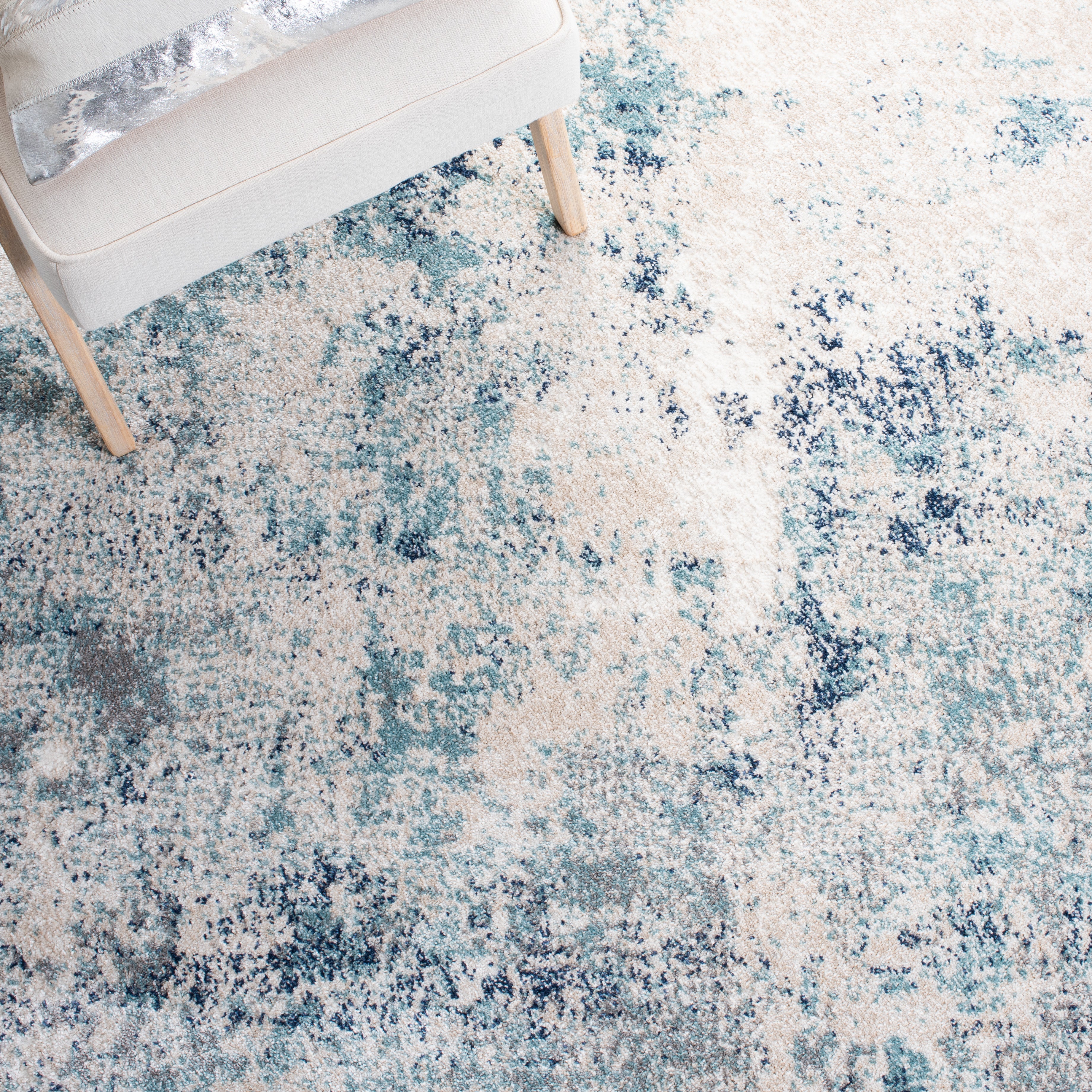 ASTON 710 – IVORY / BLUE