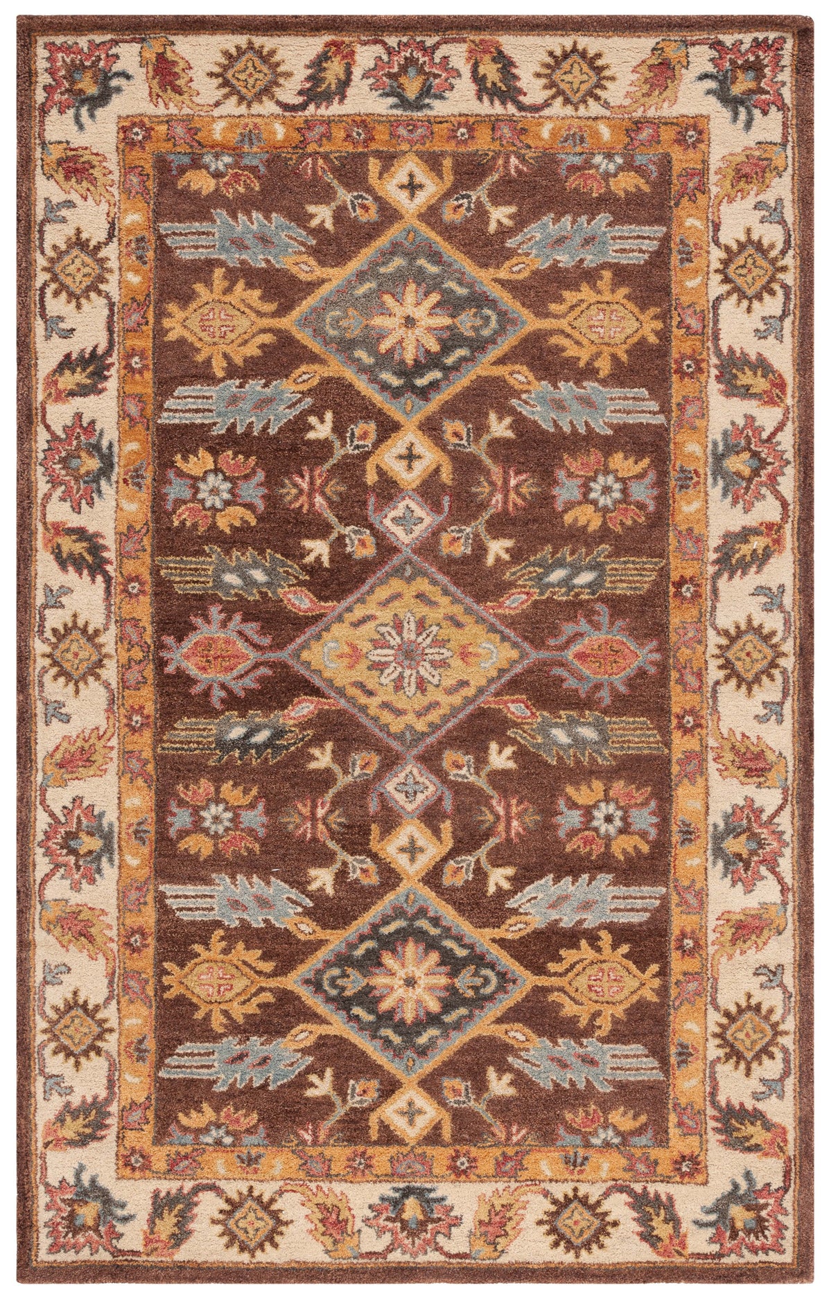 DARK BROWN / IVORY