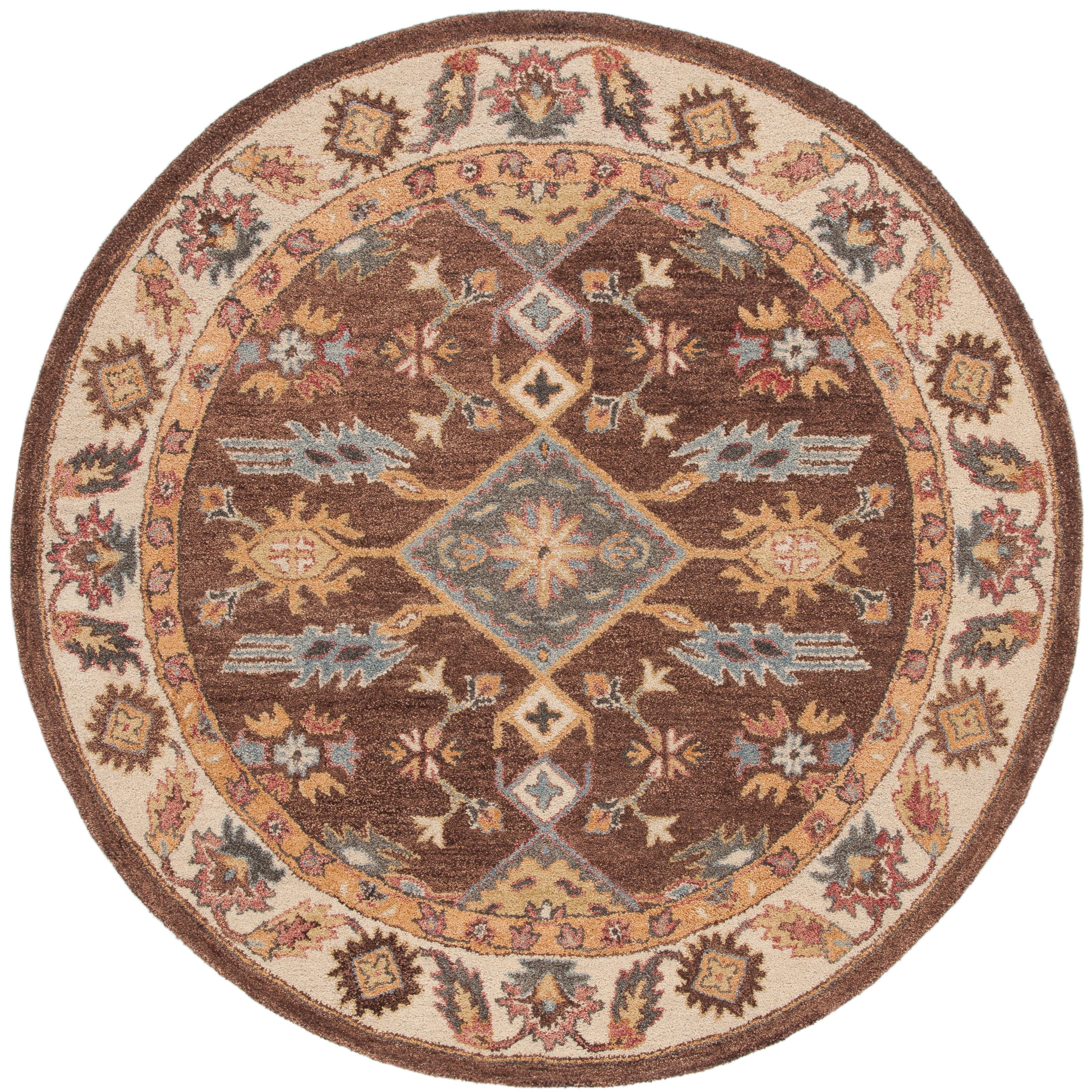 DARK BROWN / IVORY