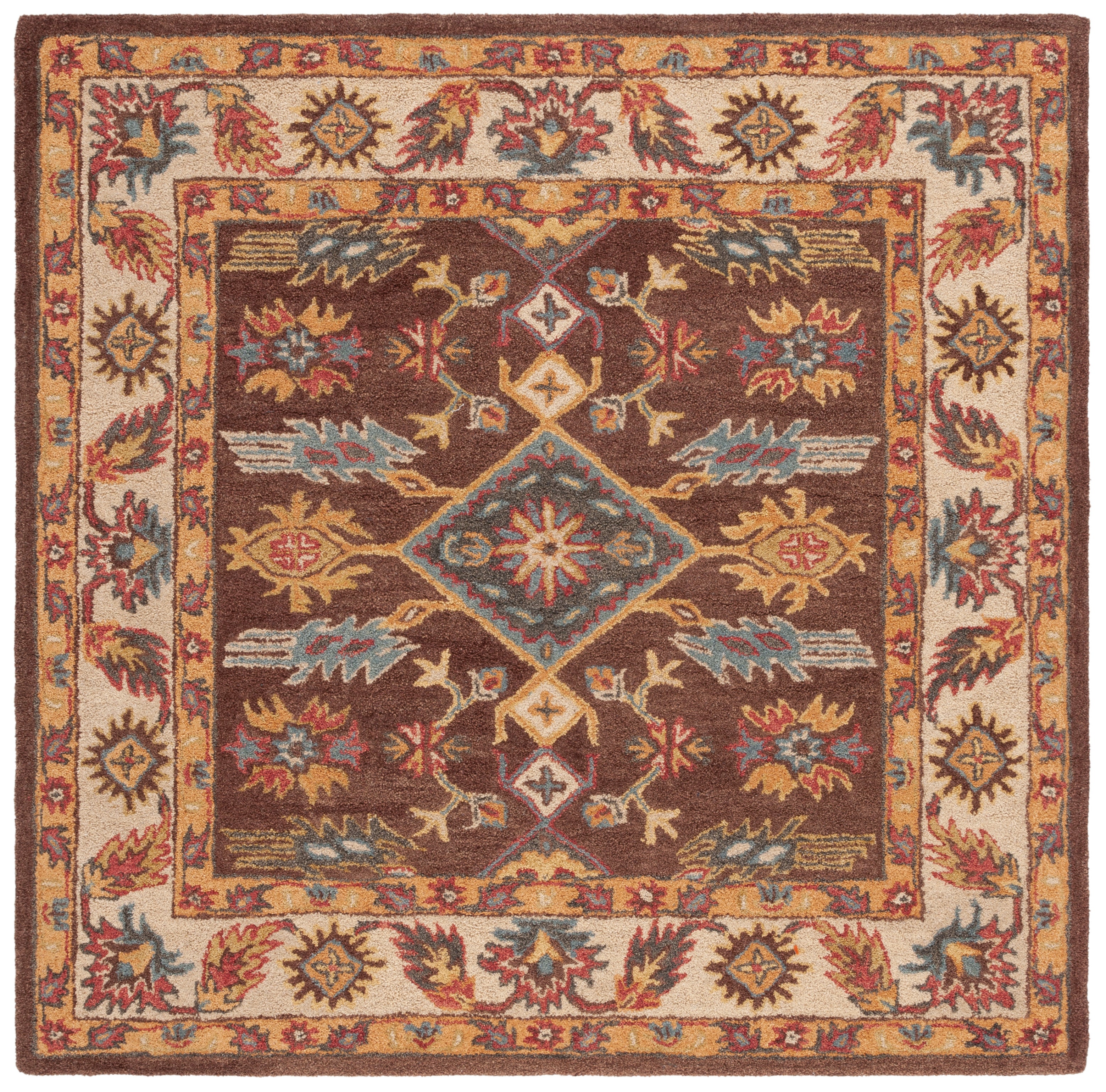 DARK BROWN / IVORY