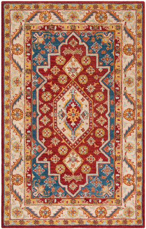 Safavieh Antiquity Medallion Bordered Hand-Tufted Wool Rug, AT503