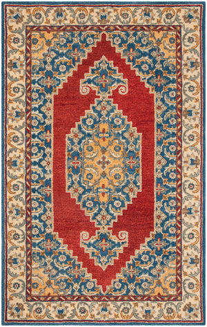 Safavieh Antiquity Stepped Medallion Hand-Tufted Wool Rug, AT505