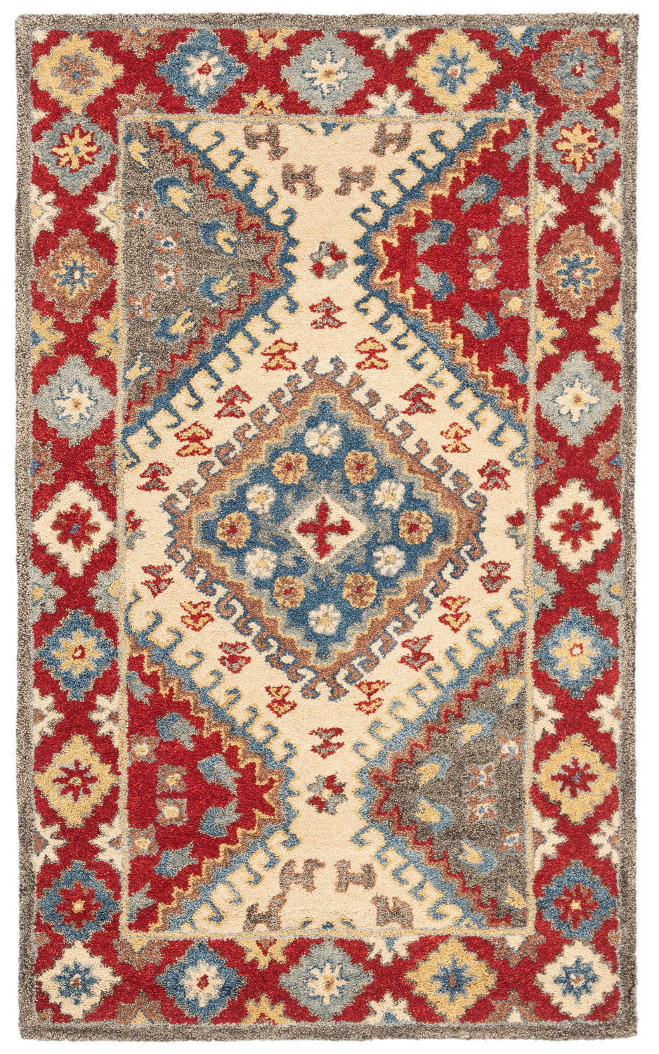 RED / IVORY