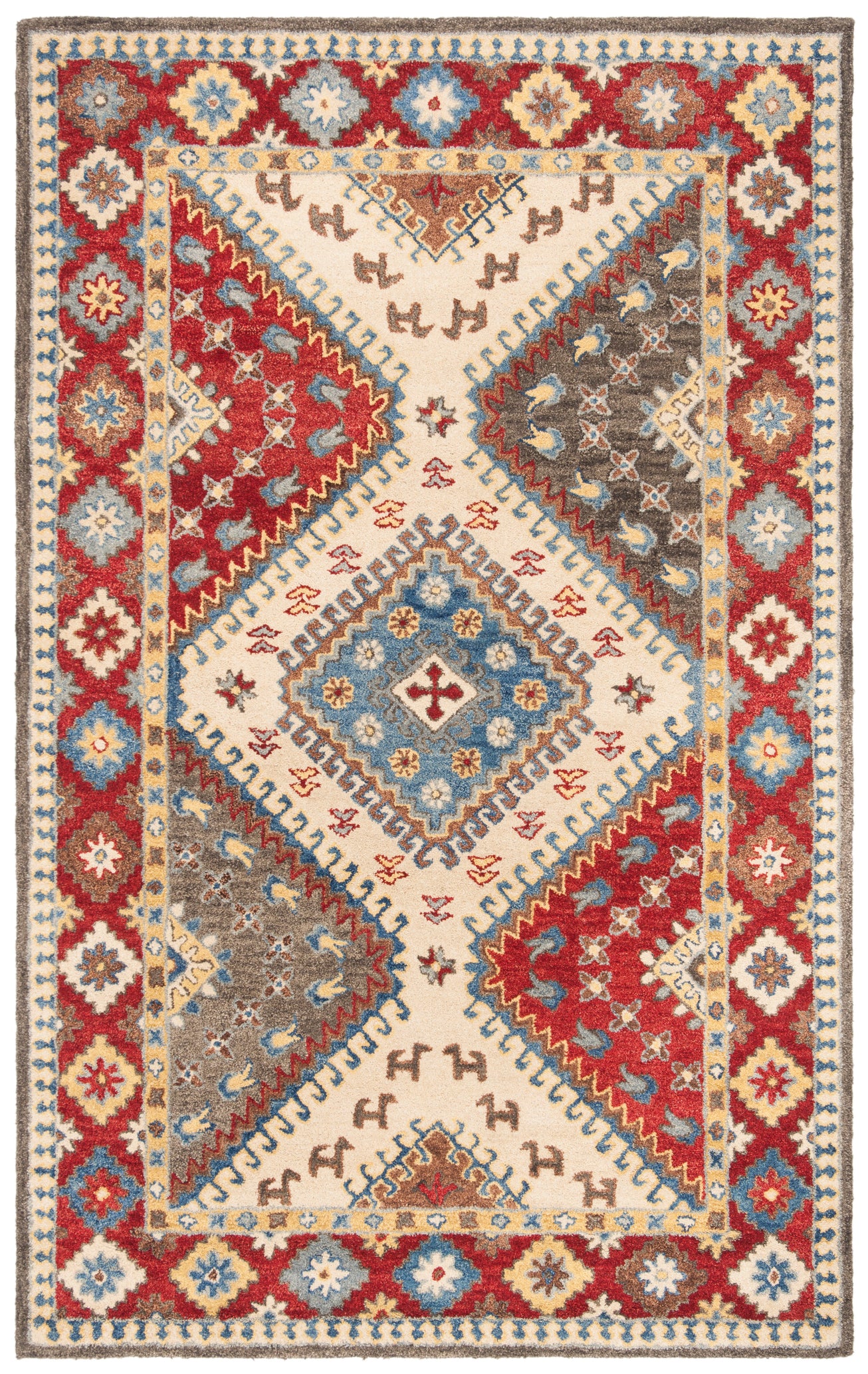 RED / IVORY