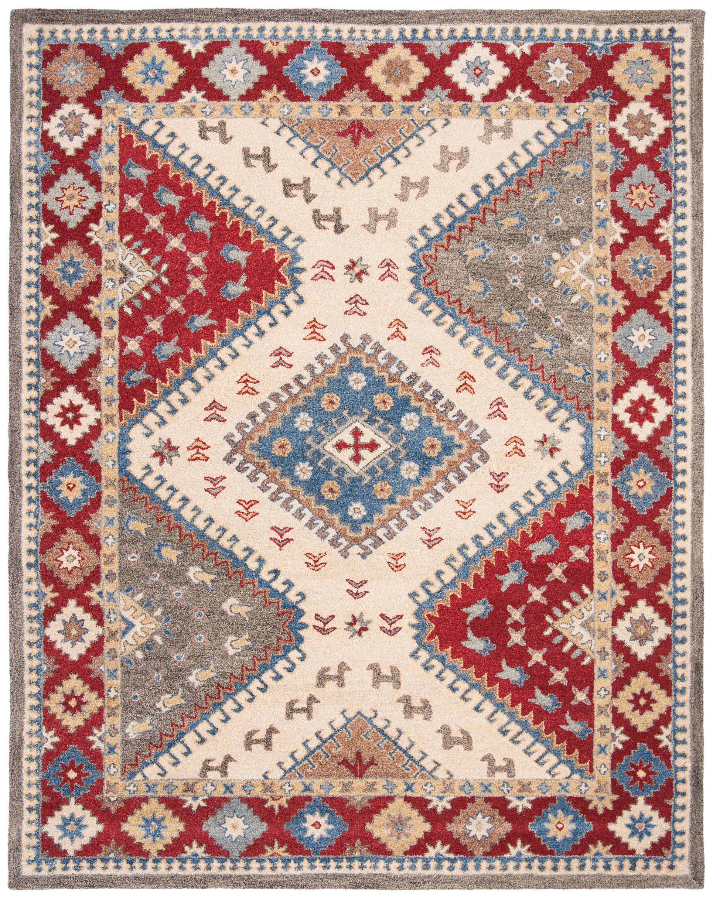 RED / IVORY