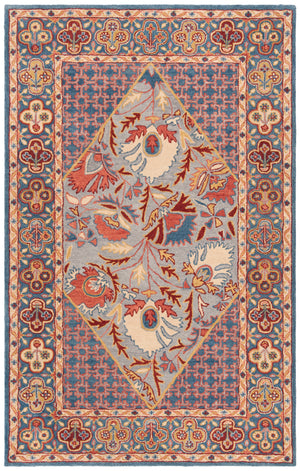 Safavieh Antiquity Diamond Floral Medallion Hand-Tufted Wool Rug, AT508